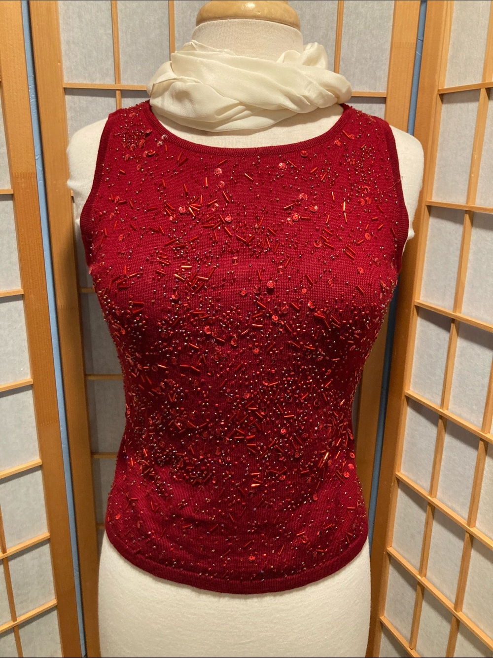 Ann Taylor 100%  Italian Merino Wool Tank Size M